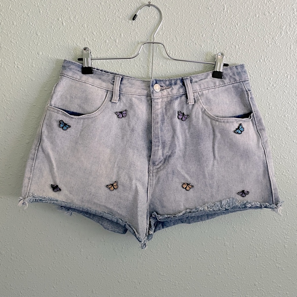 Butterfly Jean Shorts
